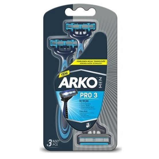 ARKOARKO MEN PRO3 TIRAŞ BIÇAĞI T3 3'LÜ