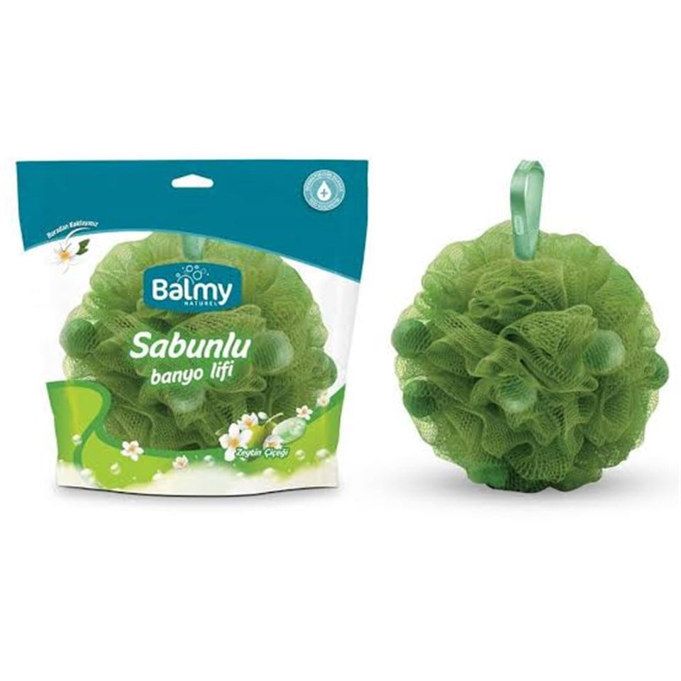 BALMY ZEYTİN ÇİÇEĞİ KOKULU SABUNLU BANYO LİFİ
