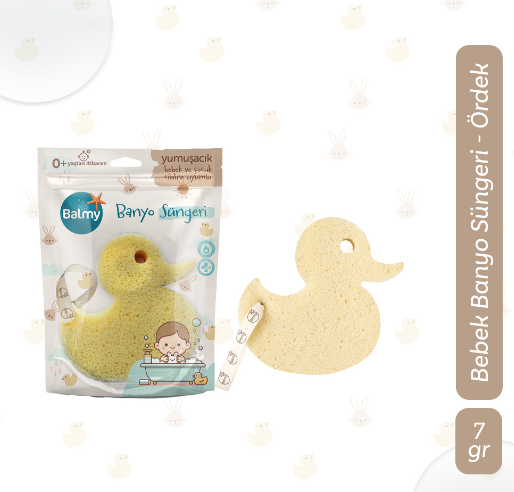 BALMYBALMY BANYO BEBEK SÜNGERİ ÖRDEK