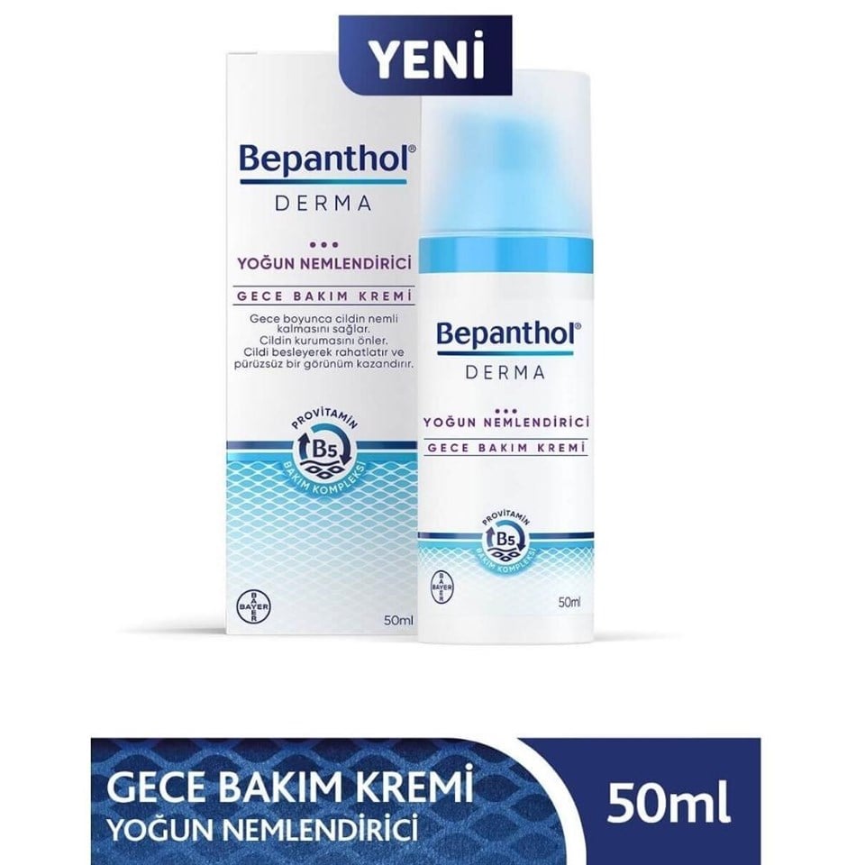 BEPANTHOL DERMA GECE KREMİ YOĞUN NEMLENDİRİCİ 50 ML