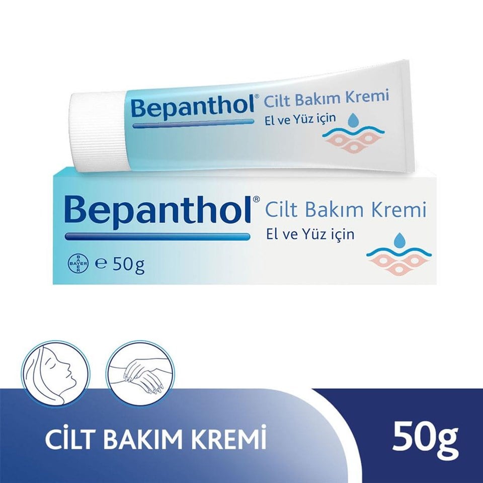 BEPANTHOL EL VE YÜZ İÇİN NEMLENDİRİCİ CİLT BAKIM BAKIM KREMİ 50 GR