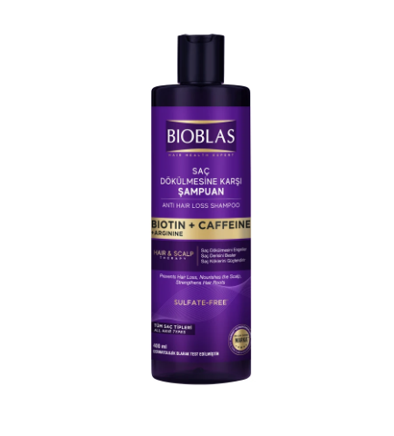 BİOBLASBİOBLAS BİOTİN & CAFFEİNE DÖKÜLME KARŞITI ŞAMPUAN 400 ML