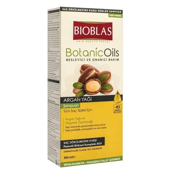 BİOBLASBİOBLAS BOTANİC OİLS ARGAN YAĞLI ŞAMPUAN 360 ML