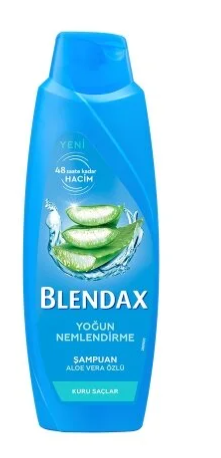 BLENDAXBLENDAX YOĞUN NEMLENDİRME ALOE VERA ÖZLÜ ŞAMPUAN 500 ML