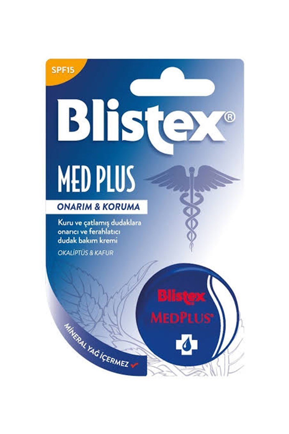 BLİSTEX MEDPLUS KAVANOZ SPF 15 - KURUYAN VE ÇATLAYAN DUDAKLARA YOĞUN DUDAK BAKIMI 7 ML