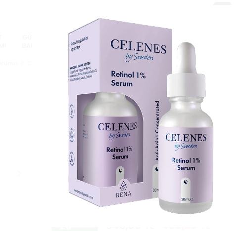 CELENES CELENES BY SWEDEN KIRIŞIKLIK KARŞITI RENA RETİNOL CİLT BAKIM SERUMU 30 ML