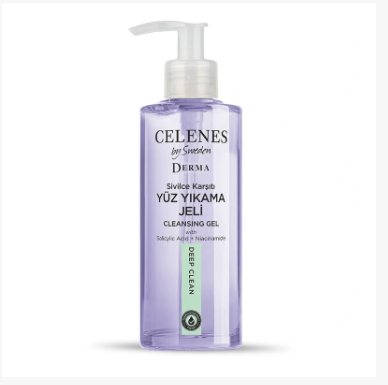 CELENES CELENES DERMA SİVİLCE KARŞITI YÜZ YIKAMA JELİ 250 ML