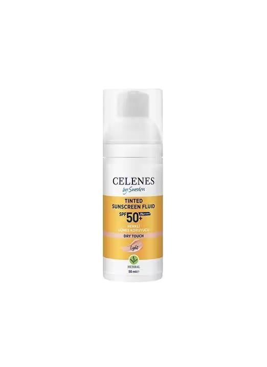 CELENES CELENES HERBAL RENKLİ GÜNEŞ KORUYUCU DRY TOUCH LİGHT 50 SPF 50 ML