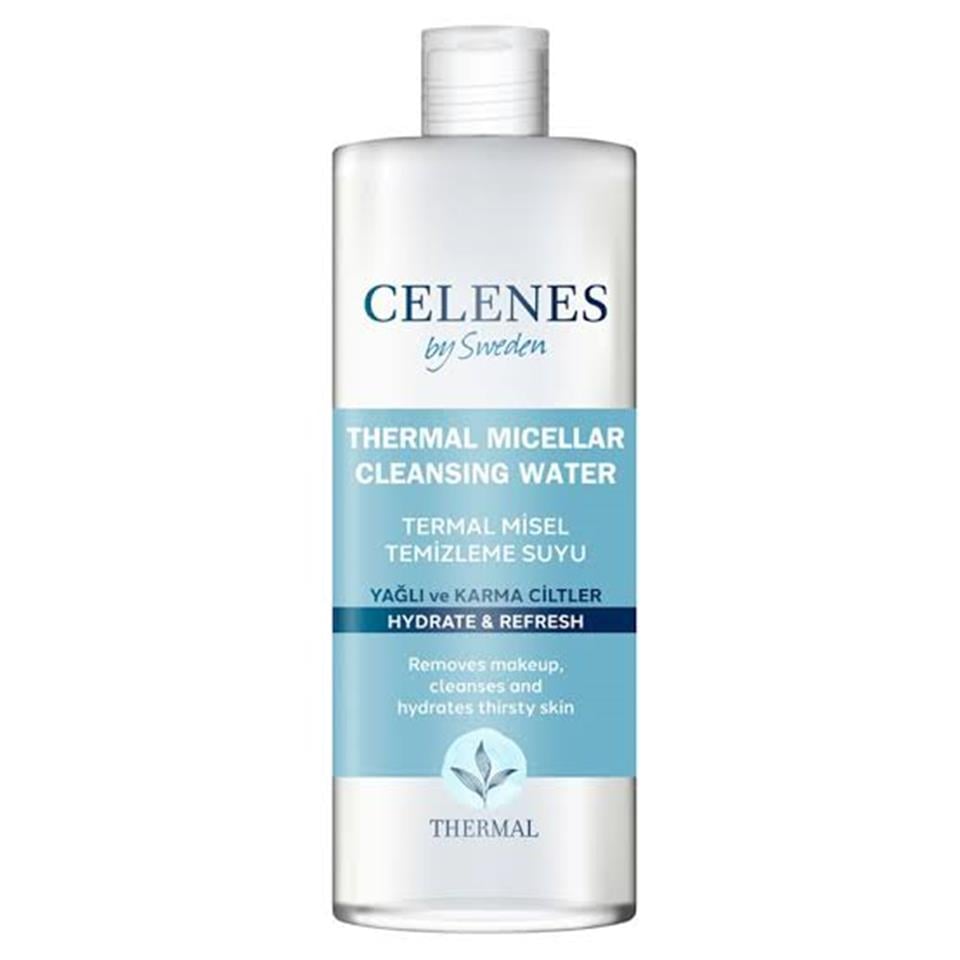 CELENES THERMAL MİSEL TEMİZLEME SUYU 250 ML ( YAĞLI VE KARMA CİLTLER )