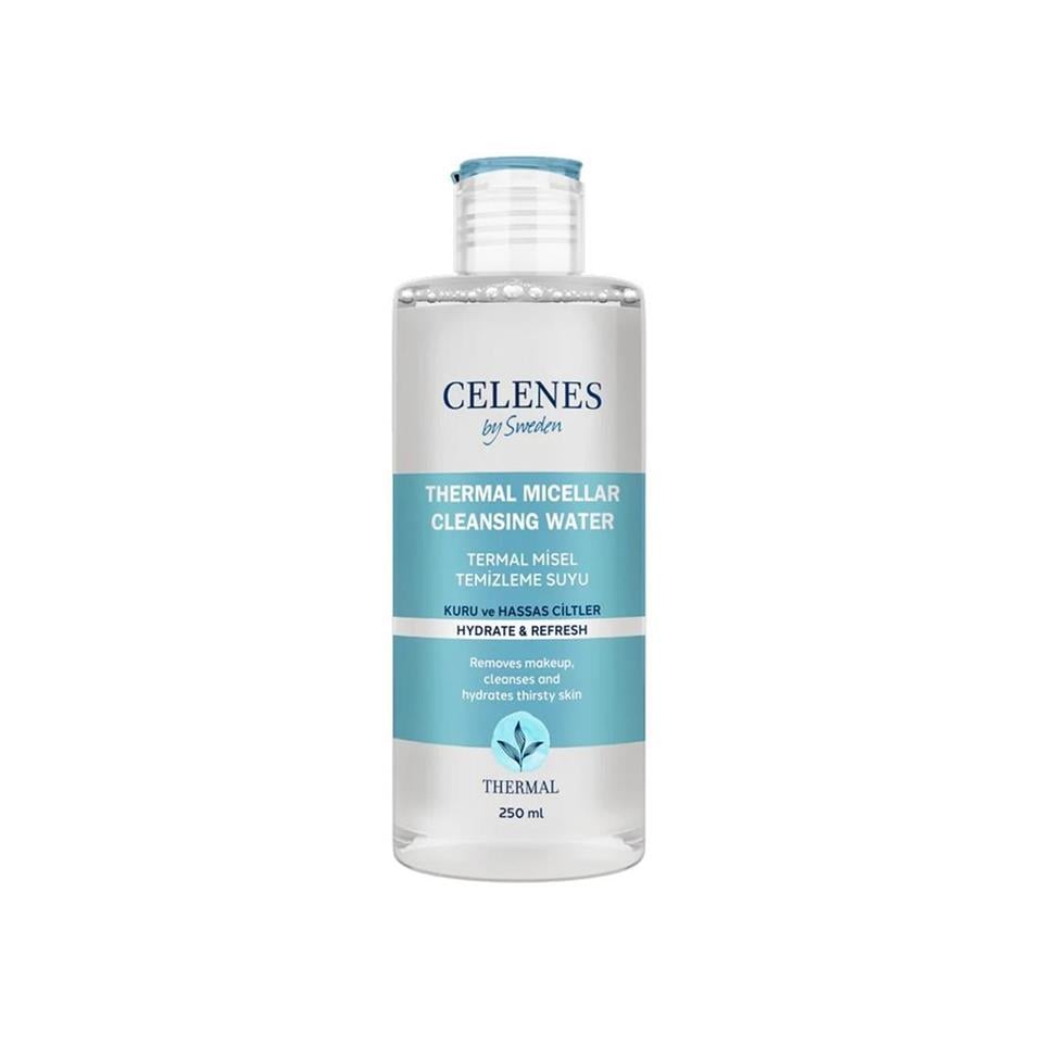 CELENES THERMAL MİSEL TEMİZLEME SUYU 250 ML ( KURU VE HASSAS CİLTLER)