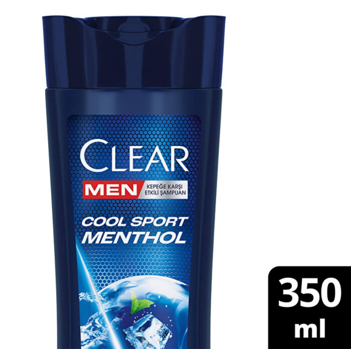 CLEARCLEAR MEN COOL SPORT MENTHOL KEPEĞE KARŞI ETKİLİ ŞAMPUAN 350 ML
