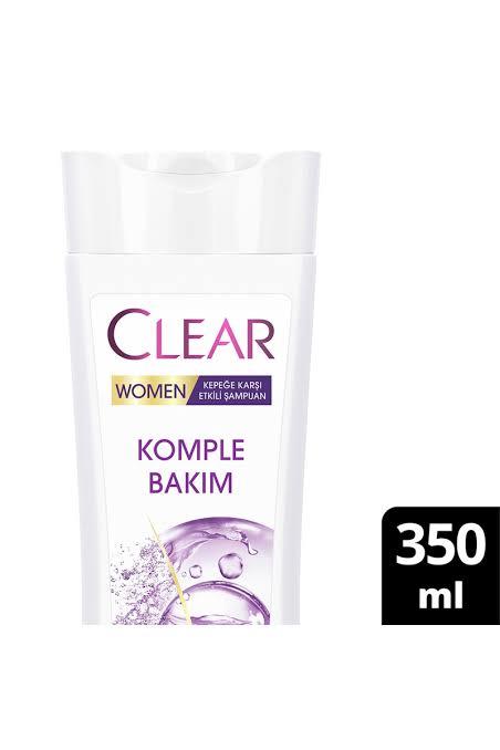 CLEARCLEAR WOMEN KOMPLE BAKIM KEPEĞE KARŞI ETKİLİ ŞAMPUAN 350 ML