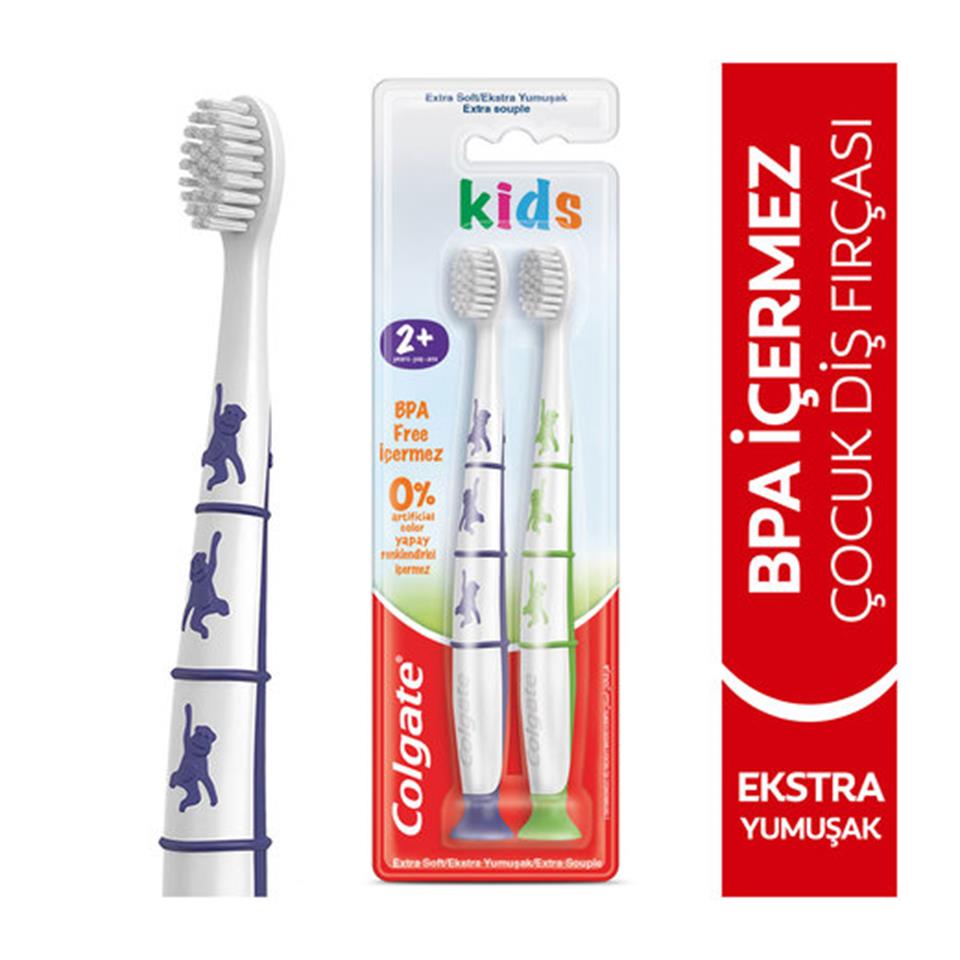 COLGATE BPA İÇERMEYEN ÇOCUK DİŞ FIRÇASI EKSTRA YUMUŞAK 1+1