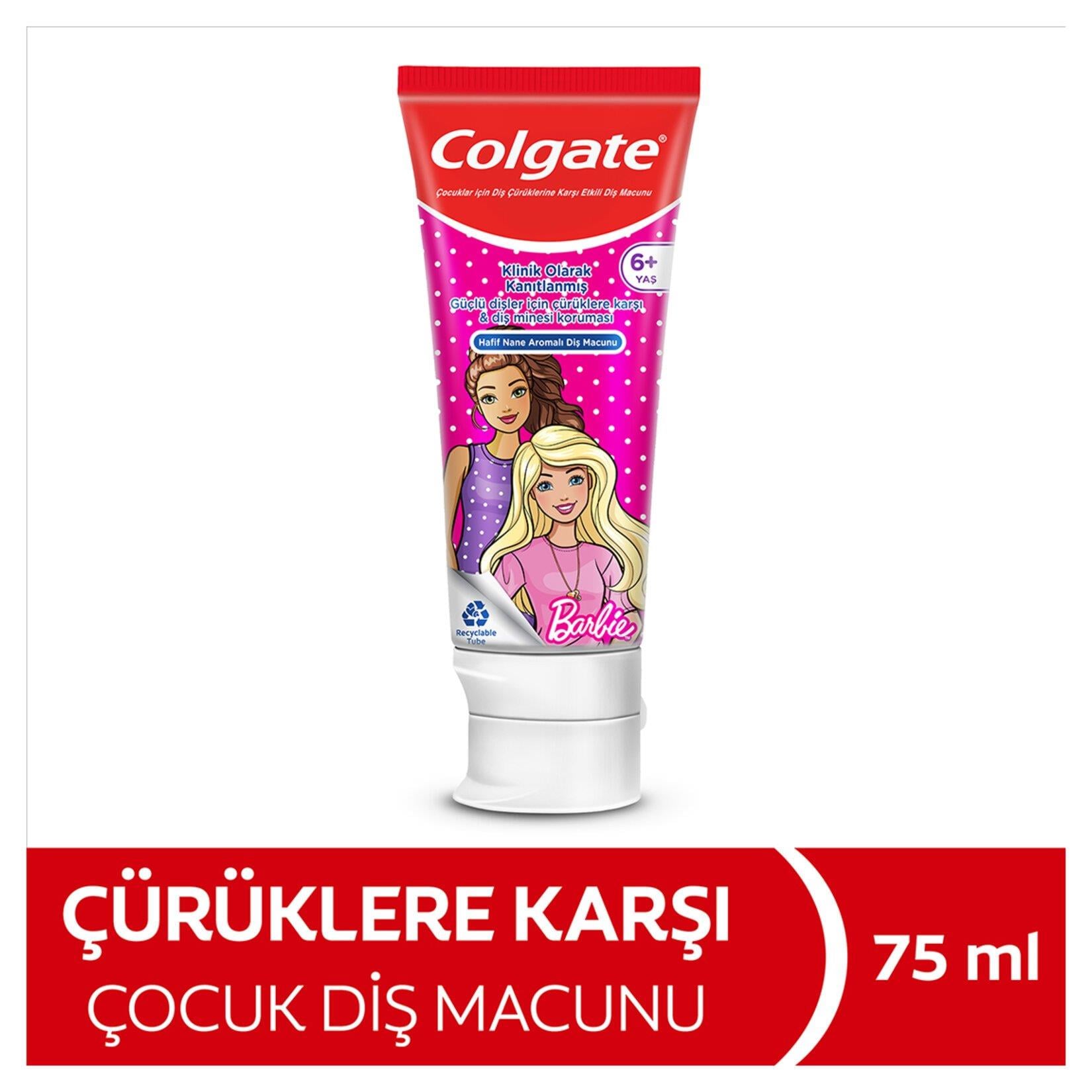 COLGATECOLGATE BARBİE  BATMAN ÇOCUK DİŞ MACUNU 75ML