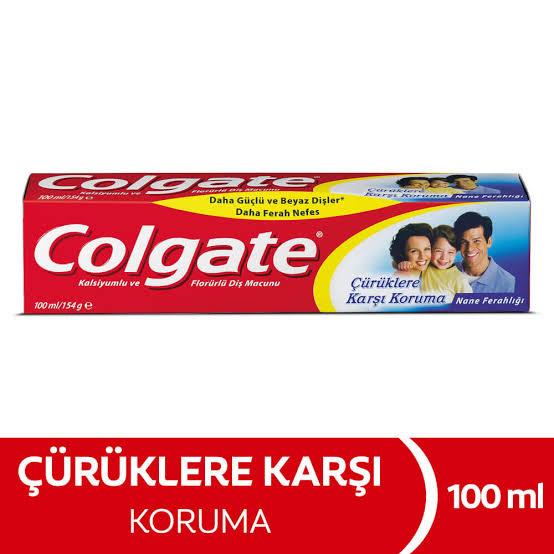 COLGATECOLGATE ÇÜRÜKLERE KARŞI KORUMA FLORÜRLÜ DİŞ MACUNU 100 ML
