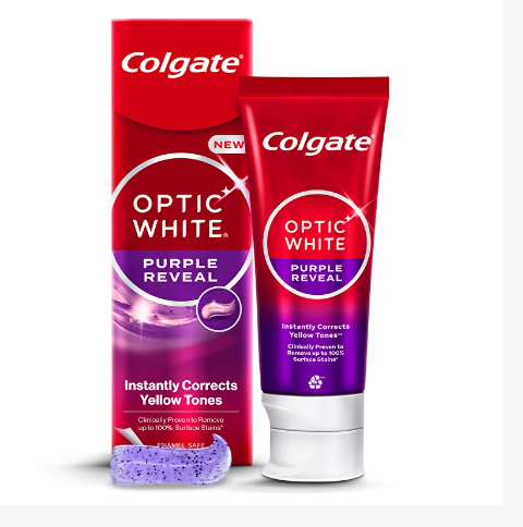 COLGATECOLGATE OPTİC WHİTE PURPLE REVEAL DİŞ MACUNU 75 ML