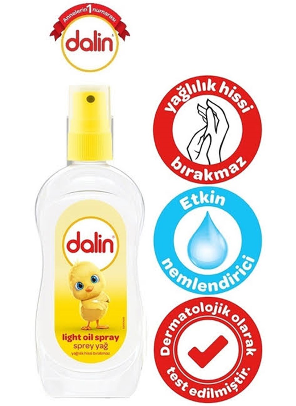 DALİN LİGHT OİL SPREYLİ BEBEK YAĞI 200 ML