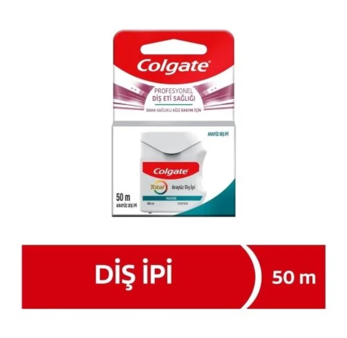 DefaultCOLGATE TOTAL PROFESYONEL DİŞ ETİ SAĞLIĞI ARAYÜZ DİŞ İPİ 50M