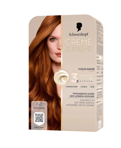 DefaultCREME SUPREME SAÇ BOYASI 7-7 SICAK BAKIR