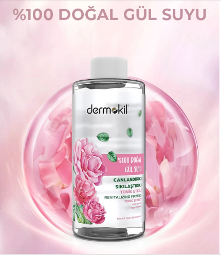 DefaultDERMOKİL %100 DOĞAL GÜL SUYU CANLANDIRICI SIKILAŞTIRICI TONİK