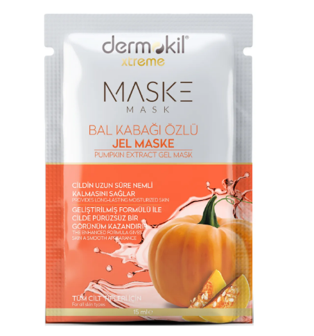 DefaultDERMOKİL XTREME BAL KABAĞI ÖZLÜ JEL YÜZ MASKESİ 15 ML