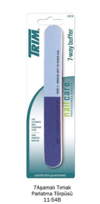 DefaultTRİM 7 AŞAMALI TIRNAK PARLATMA TÖRPÜSÜ 11-54 B