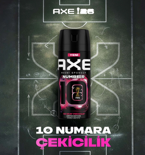 DeodorantAXEAXE NUMBER 10 ERKEK SPREY DEODORANT LİMİTED EDİTİON 150 ML