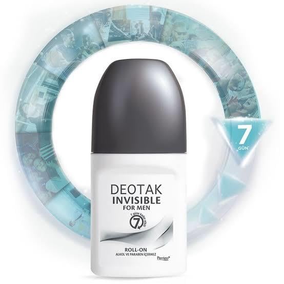 DEOTAKDEOTAK INVİSİBLE FOR MEN ROLL-ON DEODORANT
