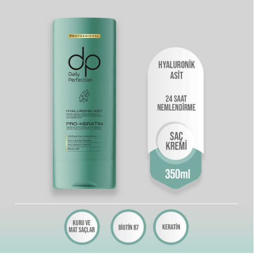 DPDP HYALURONİK ASİT NEMLENDİRİCİ  SAÇ KREMİ  350 ML