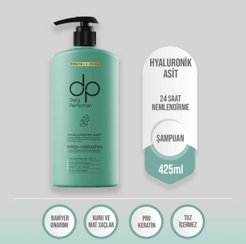 DPDP ŞAMPUAN HYALURONİK ASİT NEMLENDİRİCİ TUZSUZ 425 ML