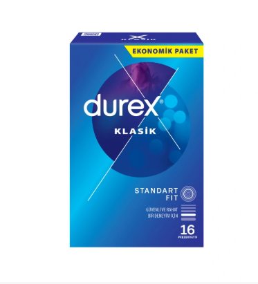 DUREXDUREX KLASİK PREZERVATİF 16'LI