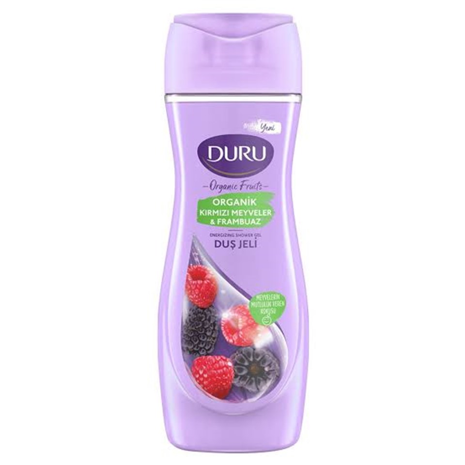 DURU ORGANİK KIRMIZI MEYVELER &FRAMBUAZ DUŞ JELİ 450ML