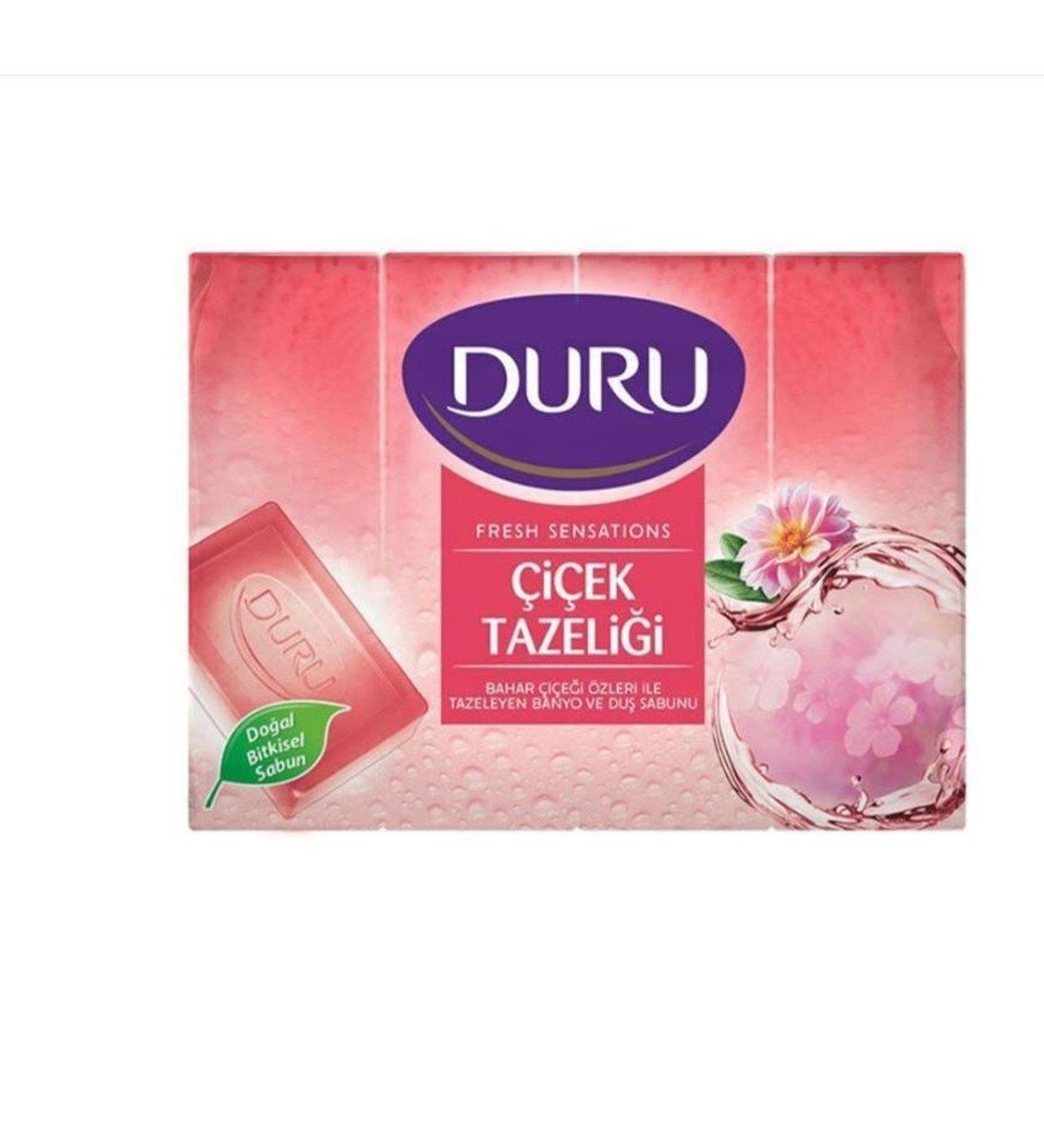 DURUDURU FRESH SENSATİONS ÇİÇEK TAZELİĞİ DUŞ SABUNU 4X150 GR