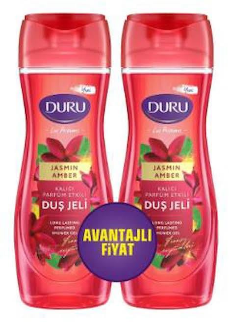DURUDURU LUX PERFUMES JASMİN AMBER DUŞ JELİ 450 ML + 450 ML AVANTAJLI FİYAT