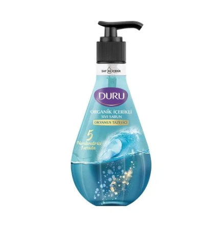 DURUDURU ORGANİK İÇERİKLİ OKYANUS TAZELİĞİ SIVI SABUN 500 ML