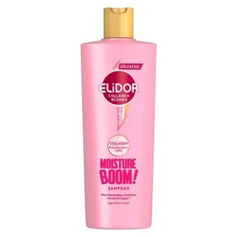 ELİDOR COLLAGEN BLENDS SÜLFATSIZ SAÇ BAKIM ŞAMPUANI MOİSTURE BOOM YOĞUN NEM TERAPİSİ 350 ML 