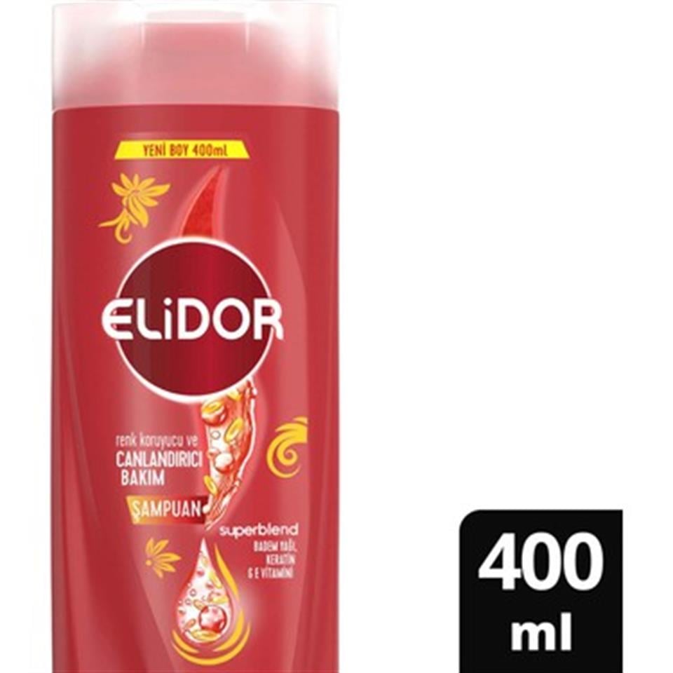 ELİDOR RENK KORUYUCU VE CANLANDIRICI BAKIM ŞAMPUANI 400 ML
