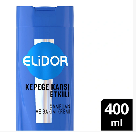 ELİDORELİDOR KEPEĞE KARŞI ETKİLİ  2Sİ 1 ARADA  400 ML ŞAMPUAN