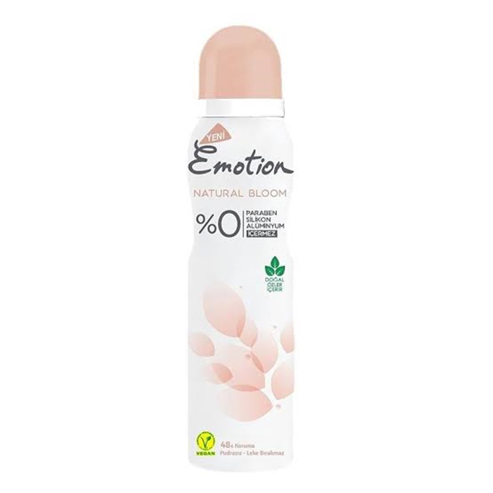 EMOTİON NATURAL BLOOM KADIN DEODORANT SPREY 150 ML