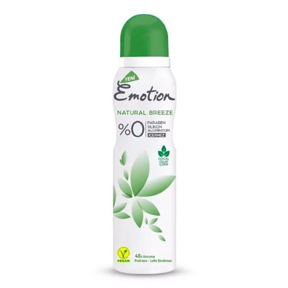EMOTİON NATURAL BREEZE KADIN DEODORANT SPREY 150 ML