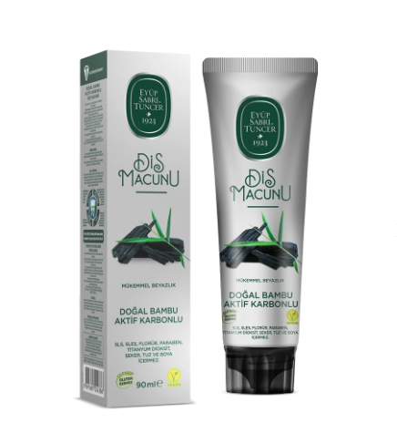 EYÜP SABRİ TÜNCEREYÜP SABRİ TUNCER DOĞAL AKTİF BAMBU KARBONLU DİŞ MACUNU 90 ML