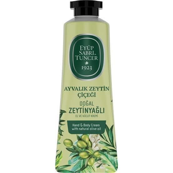 EYÜP SABRİ TÜNCEREYÜP SABRİ TUNCER DOĞAL ZEYTİNYAĞLI AYVALIK ZEYTİN ÇİÇEĞİ EL VE VÜCUT KREMİ 50 ML