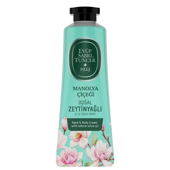 EYÜP SABRİ TÜNCEREYÜP SABRİ TUNCER MANOLYA ÇİÇEĞİ DOĞAL ZEYTİNYAĞLI EL VE VÜCUT KREMİ 50 ML