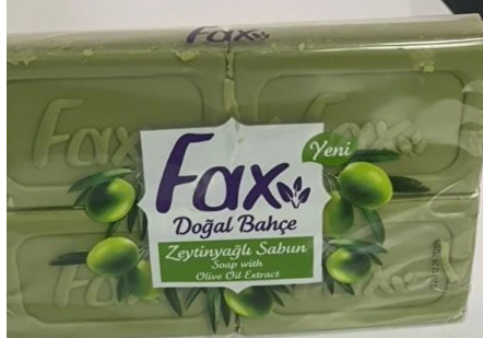FAXFAX BANYO SABUNU ZEYTİNYAĞLI 4 LÜ 4X125 GR
