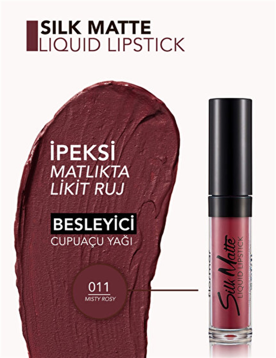FLORMAR SİLK MATTE LİQUİD LİPSTİCK LİKİT RUJ 011