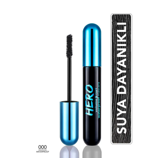 FLORMARFLORMAR HERO VOLUME & CURL YOĞUN HACİM VEREN KIVIRICI SUYA DAYANIKLI MASKARA - SİYAH