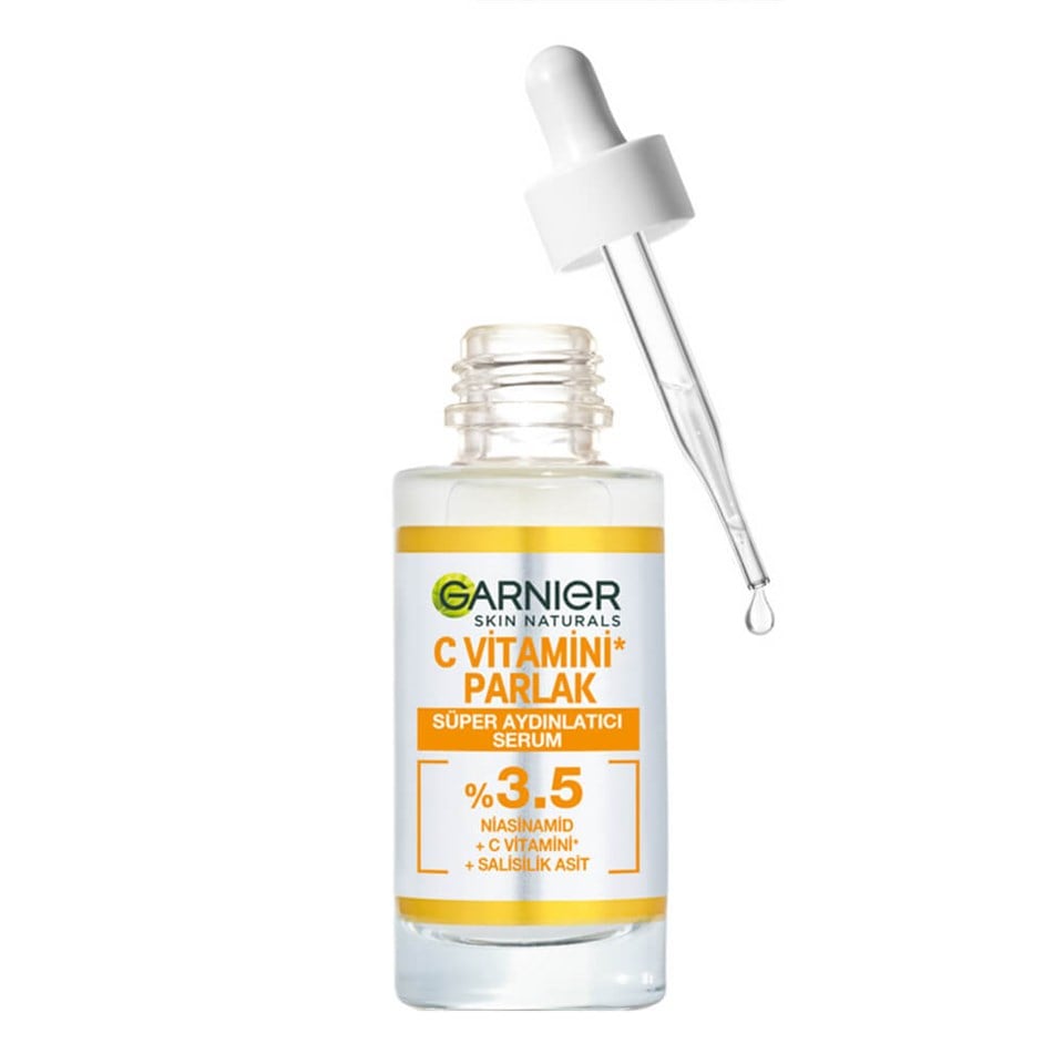 GARNİER C VİTAMİNİ PARLAK SÜPER AYDINLATICI SERUM 30 ML