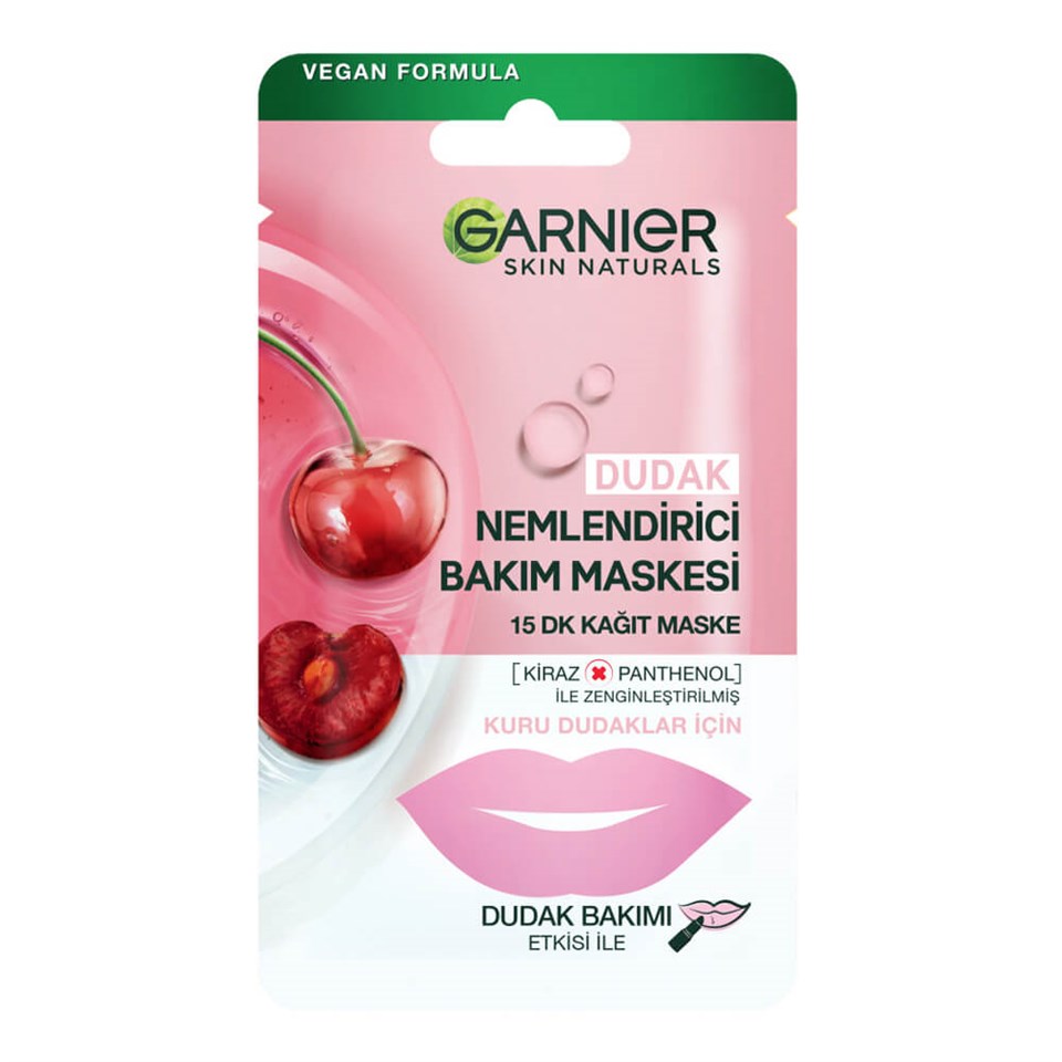 GARNİER DUDAK NEMLENDİRİCİ BAKIM MASKESİ
