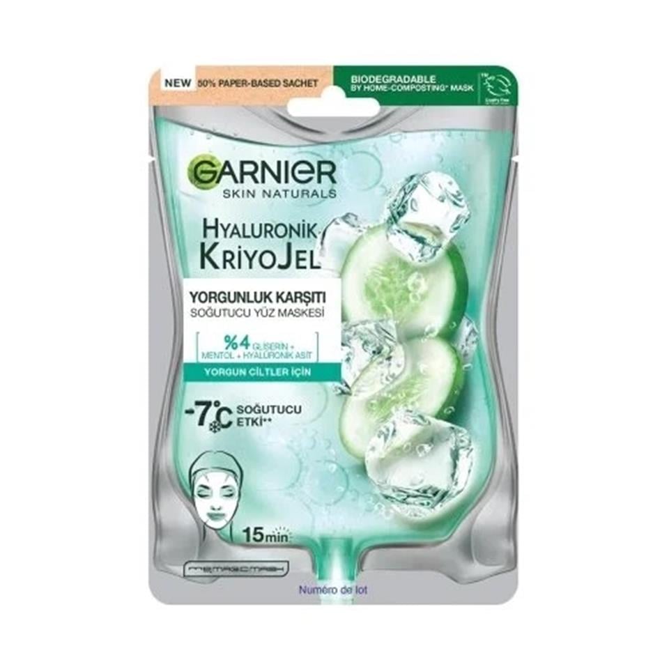 GARNİER KRİYOJEL YORGUNLUK KARŞITI SOĞUTUCU YÜZ MASKESİ 5 GR