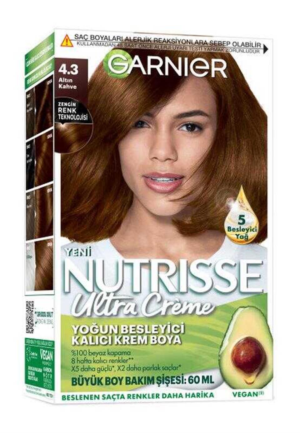 GARNİER NUTRİSSE ULTRA CREME 4,3 ALTIN KAHVE